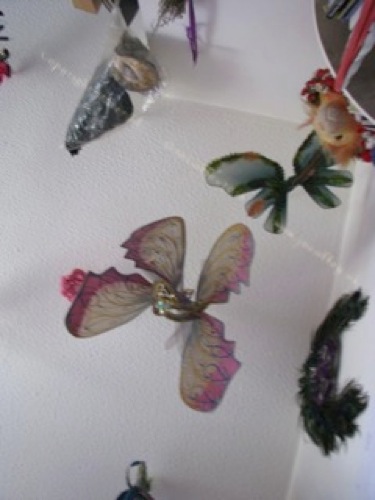 office ceiling filled with pretty things and precious things